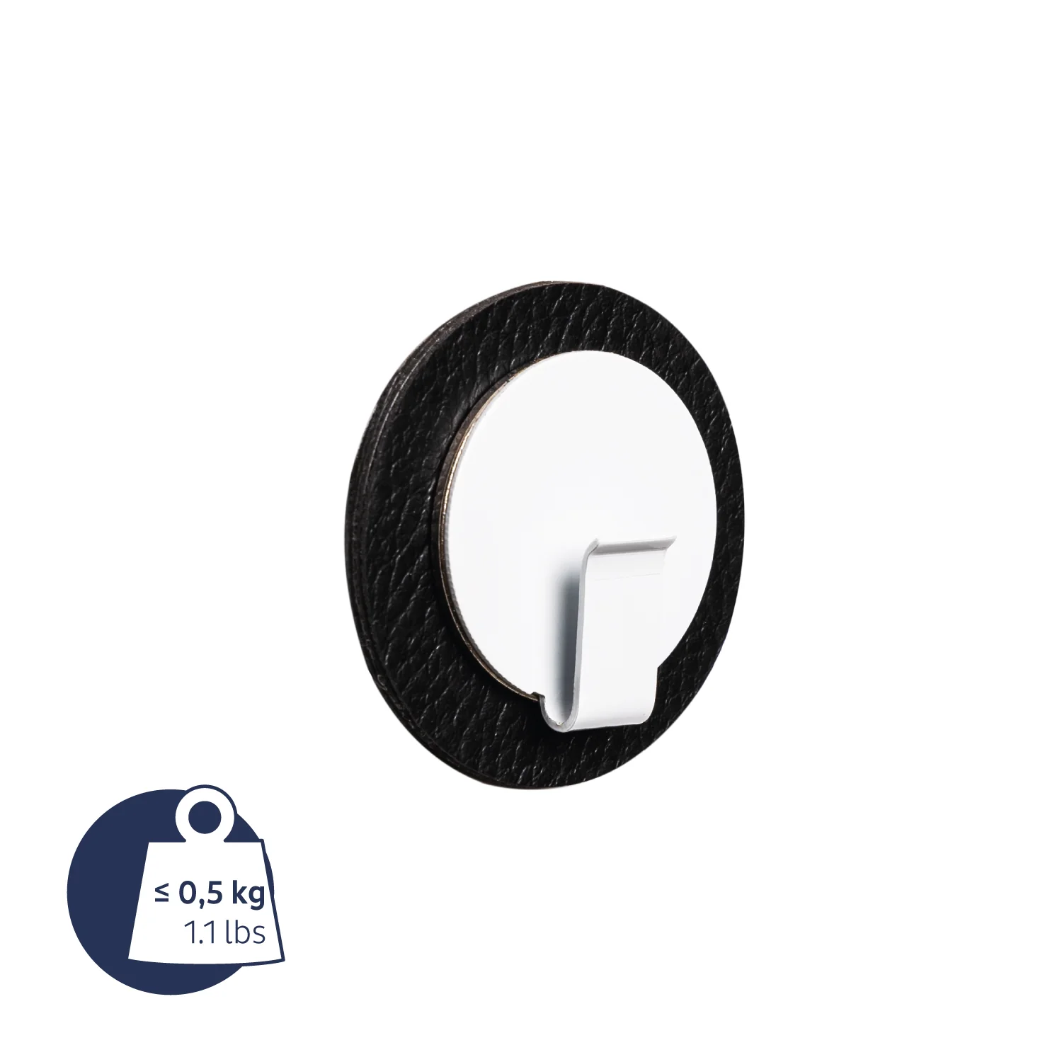 Magnet-Haken CLEVER WHITE inkl. Pad BLACK - Image 3